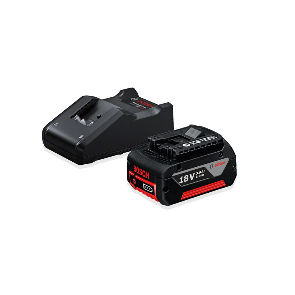 Bosch Starter Kit 18V 3.0Ah Battery GAL 18V-40 Fast Charger Bosch Starter Kit 18V 3.0Ah Battery GAL 18V-40 Fast Charger